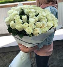 Букет 35 Белых роз #REPLACE_PRED# Инте